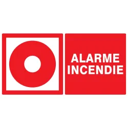Panneau ALARME INCENDIE 330x200mm Taliaplast 721106 | 721106