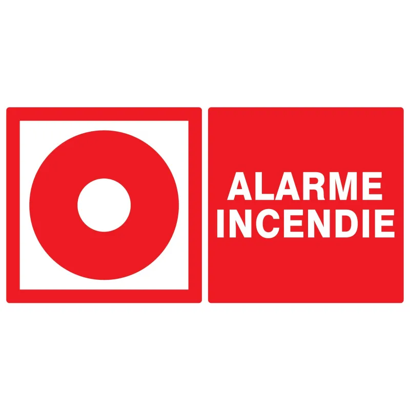 Panneau ALARME INCENDIE 330x200mm Taliaplast 721106 | 721106 Panneau ALARME INCENDIE 330x200mm Taliaplast 721106 | 721106