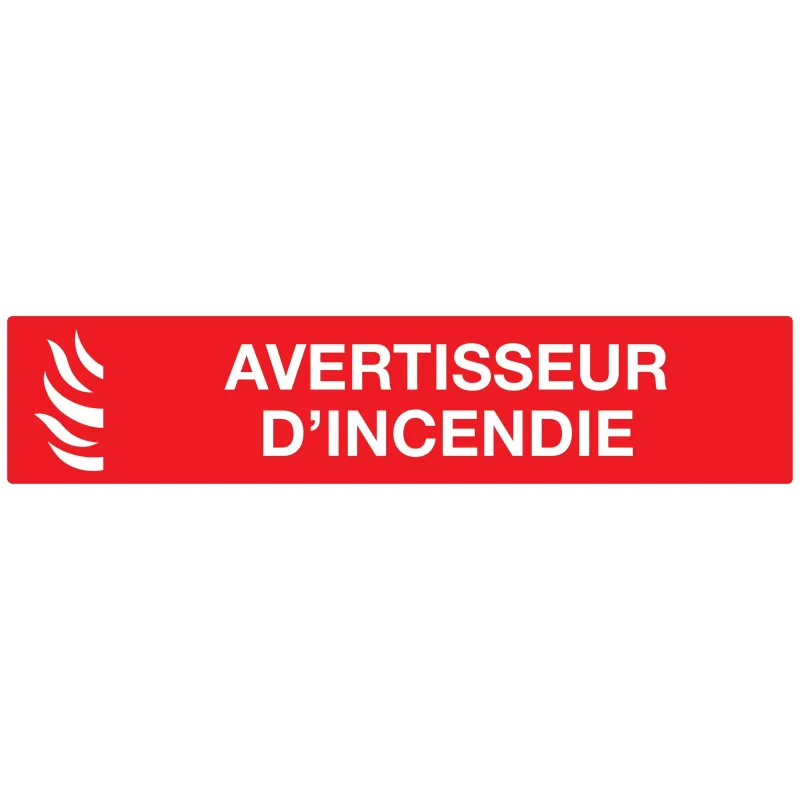 Panneau AVERTISSEUR D' INCENDIE 330x75 Taliaplast 725115 | 725115 Panneau AVERTISSEUR D' INCENDIE 330x75 Taliaplast 725115 | 725115