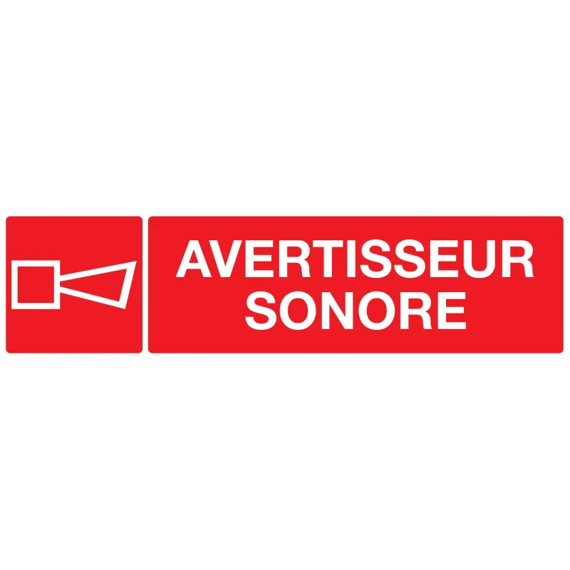Panneau AVERTISSEUR SONORE 200x52mm Taliaplast 720127 | 720127 Panneau AVERTISSEUR SONORE 200x52mm Taliaplast 720127 | 720127