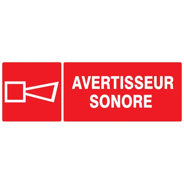 Panneau AVERTISSEUR SONORE 330x120mm Taliaplast 726127 | 726127 Panneau AVERTISSEUR SONORE 330x120mm Taliaplast 726127 | 726127