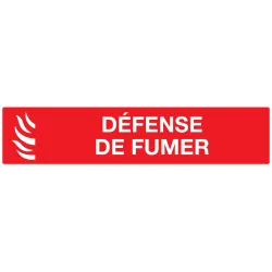 Panneau DEFENSE DE FUMER (INCENDIE) 33 Taliaplast 725118 | 725118
