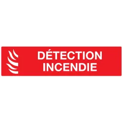 Panneau DETECTION INCENDIE 200x52 NORM Taliaplast 720114 | 720114
