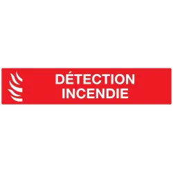 Panneau DETECTION INCENDIE 330x75mm Taliaplast 725114 | 725114