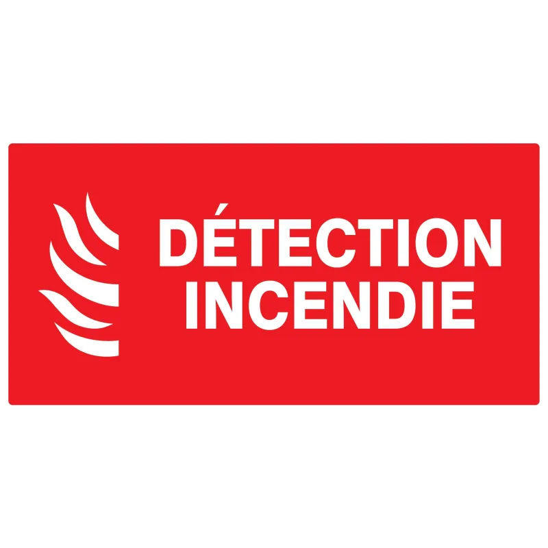 Panneau DETECTION INCENDIE 330x200mm Taliaplast 721114 | 721114 Panneau DETECTION INCENDIE 330x200mm Taliaplast 721114 | 721114