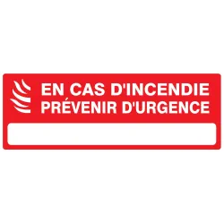 Panneau CAS INCENDIE PREVE.URGENCE NOR Taliaplast 726122 | 726122
