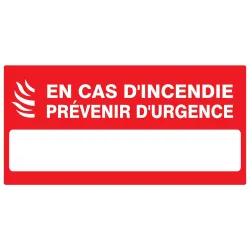 Panneau EN CAS D'INCENDIE PREVENIR D'U Taliaplast 721122 | 721122