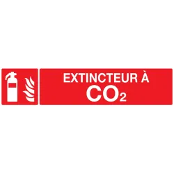 Panneau EXTINCTEUR A CO2 330x75mm Taliaplast 725107 | 725107