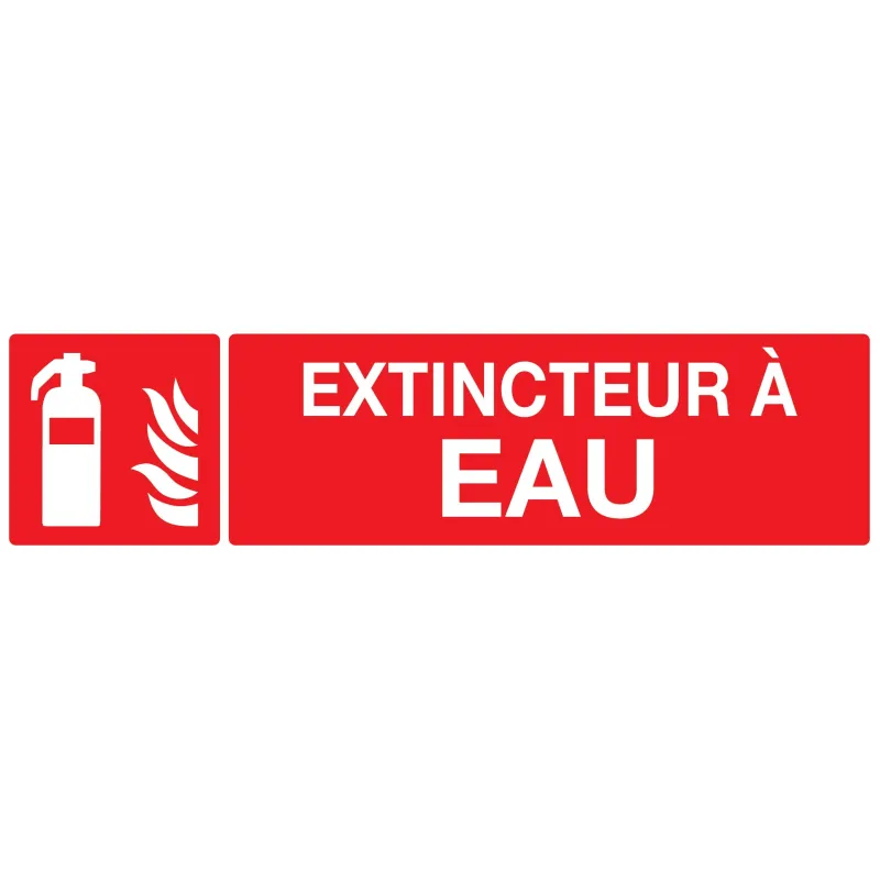 Panneau EXTINCTEUR A EAU 200x52 NORMAS Taliaplast 720108 | 720108 Panneau EXTINCTEUR A EAU 200x52 NORMAS Taliaplast 720108 | 720108