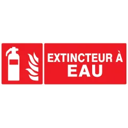 Panneau EXTINCTEUR A EAU 330X120 NORMA Taliaplast 726108 | 726108