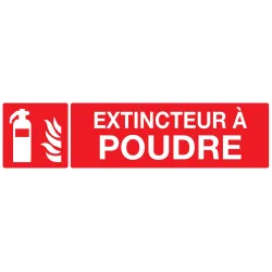 Panneau EXTINCTEUR A POUDRE 200x52 NOR Taliaplast 720109 | 720109