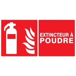 Panneau EXTINCTEUR A POUDRE 330x200mm Taliaplast 721109 | 721109