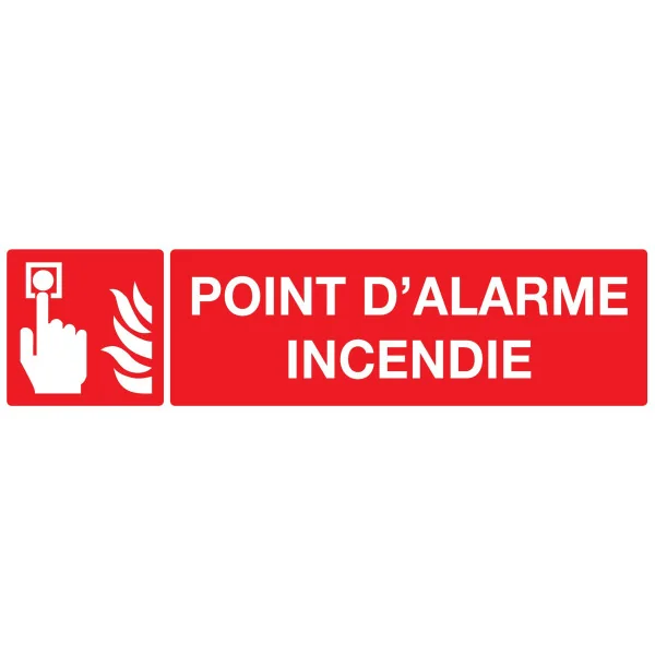 Panneau POINT D'ALARME INCENDIE 200x52 Taliaplast 720103 | 720103 Panneau POINT D'ALARME INCENDIE 200x52 Taliaplast 720103 | 720103