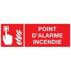 Panneau POINT D'ALARME INCENDIE NORMAS Taliaplast 726103 | 726103