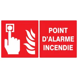 Panneau POINT D'ALARME INCENDIE 330x20 Taliaplast 721103 | 721103