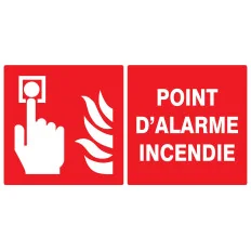 Panneau POINT D'ALARME INCENDIE 330x20 Taliaplast 721103 | 721103