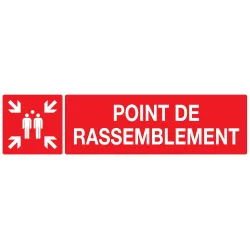 Panneau POINT DE RASSEMBLEMENT (INCEND Taliaplast 720111 | 720111