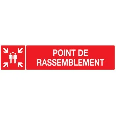 Panneau POINT DE RASSEMBLEMENT (INCEND Taliaplast 725111 | 725111