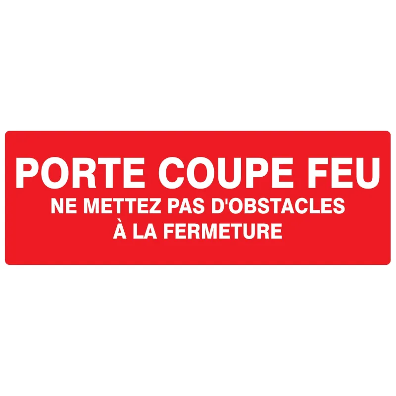 Panneau PORTE COUPE FEU(+texte)330x120 Taliaplast 726121 | 726121 Panneau PORTE COUPE FEU(+texte)330x120 Taliaplast 726121 | 726121