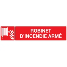 Panneau ROBINET D'INCENDIE ARME 330x75 Taliaplast 725125 | 725125