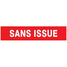 Panneau SANS ISSUE 330X75 NORMASIGN AD Taliaplast 725124 | 725124