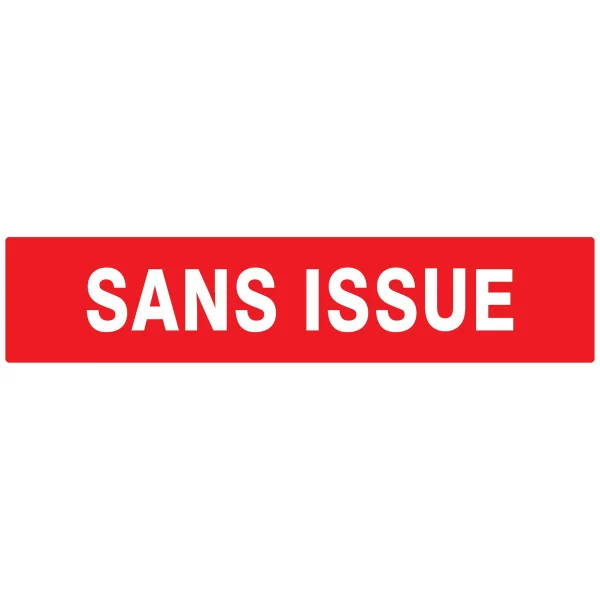Panneau SANS ISSUE 330X75 NORMASIGN AD Taliaplast 725124 | 725124 Panneau SANS ISSUE 330X75 NORMASIGN AD Taliaplast 725124 | 725124