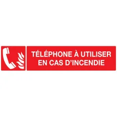 Panneau TELEPHONE A UTILISER EN CAS D' Taliaplast 725126 | 725126
