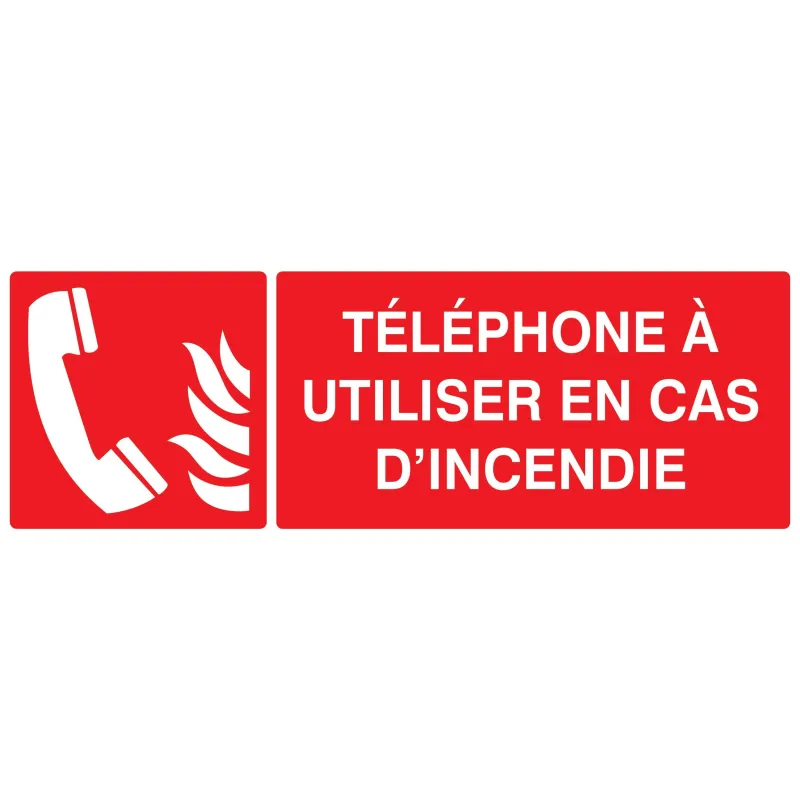 Panneau TELEPHONE A UTILISER EN CAS D' Taliaplast 726126 | 726126 Panneau TELEPHONE A UTILISER EN CAS D' Taliaplast 726126 | 726126