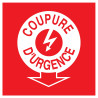 Panneau COUPURE ELECTRICITE D'URGENCE Taliaplast 728110