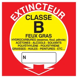Panneau EXTINCTEUR CLASSE B NORMASIGN Taliaplast 728116 | 728116