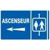 ASCENSEUR FLECHE A GAUCHE 330x Taliaplast 721639 | 721639