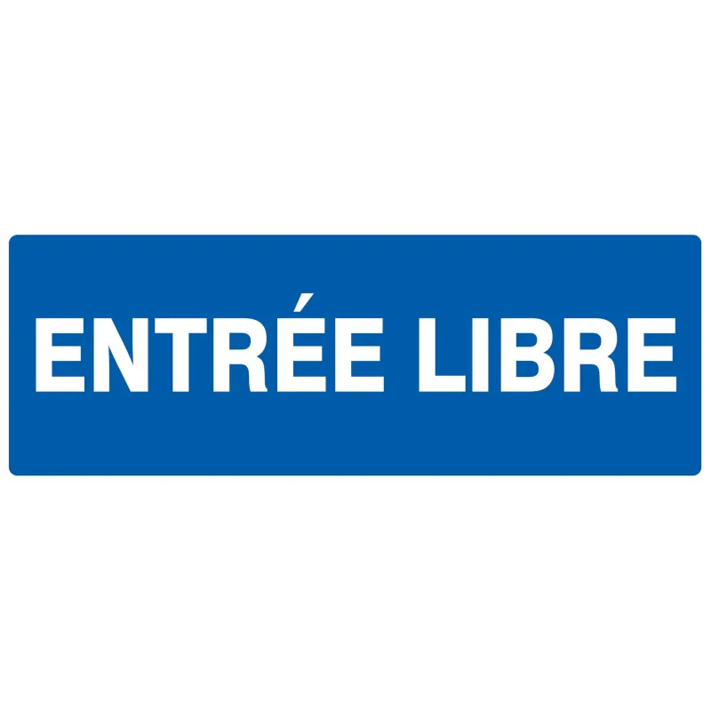 ENTREE LIBRE 330x120mm Taliaplast 726615 | 726615 ENTREE LIBRE 330x120mm Taliaplast 726615 | 726615