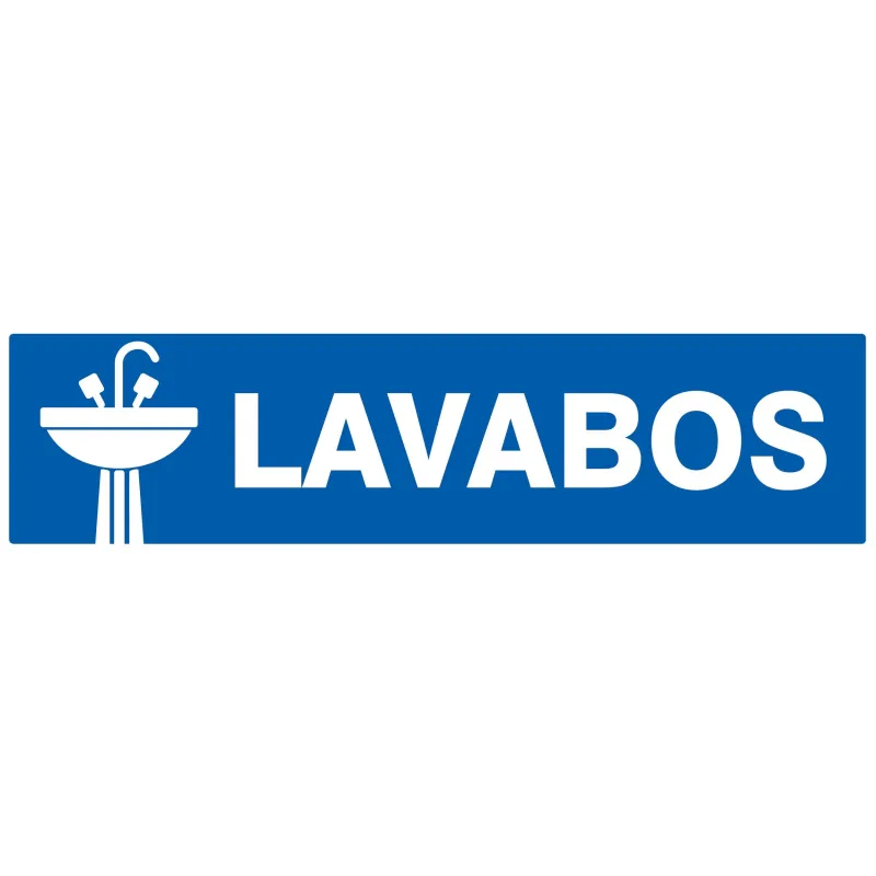 LAVABOS 200x52 NORMASIGN ADHES Taliaplast 720604 | 720604 LAVABOS 200x52 NORMASIGN ADHES Taliaplast 720604 | 720604