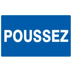 POUSSEZ 330X200 NORMASIGN ADHE Taliaplast 721642 | 721642