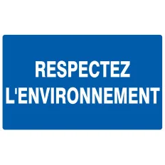 RESPECTEZ L'ENVIRONNEMENT 330x Taliaplast 721649 | 721649