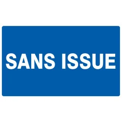 SANS ISSUE 330x200 NORMASIGN A Taliaplast 721627 | 721627