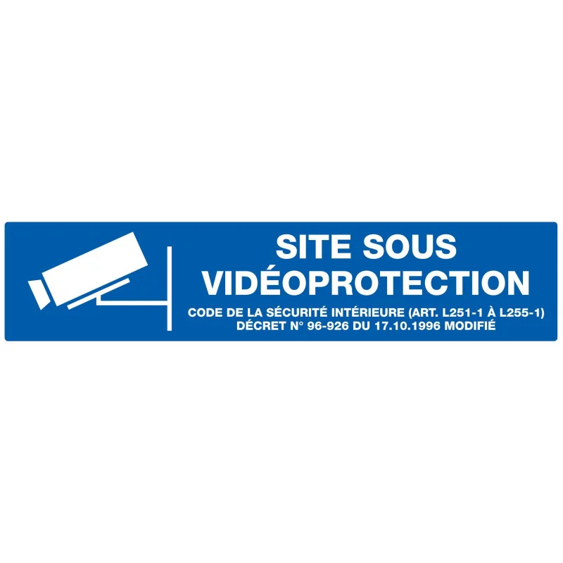 SITE SOUS VIDEOPROTECTION NORM Taliaplast 725237 | 725237 SITE SOUS VIDEOPROTECTION NORM Taliaplast 725237 | 725237