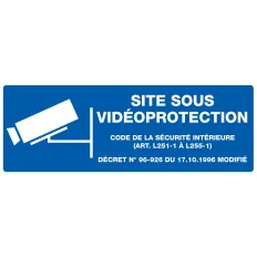 SITE SOUS VIDEOPROTECTION NORM Taliaplast 726237 | 726237
