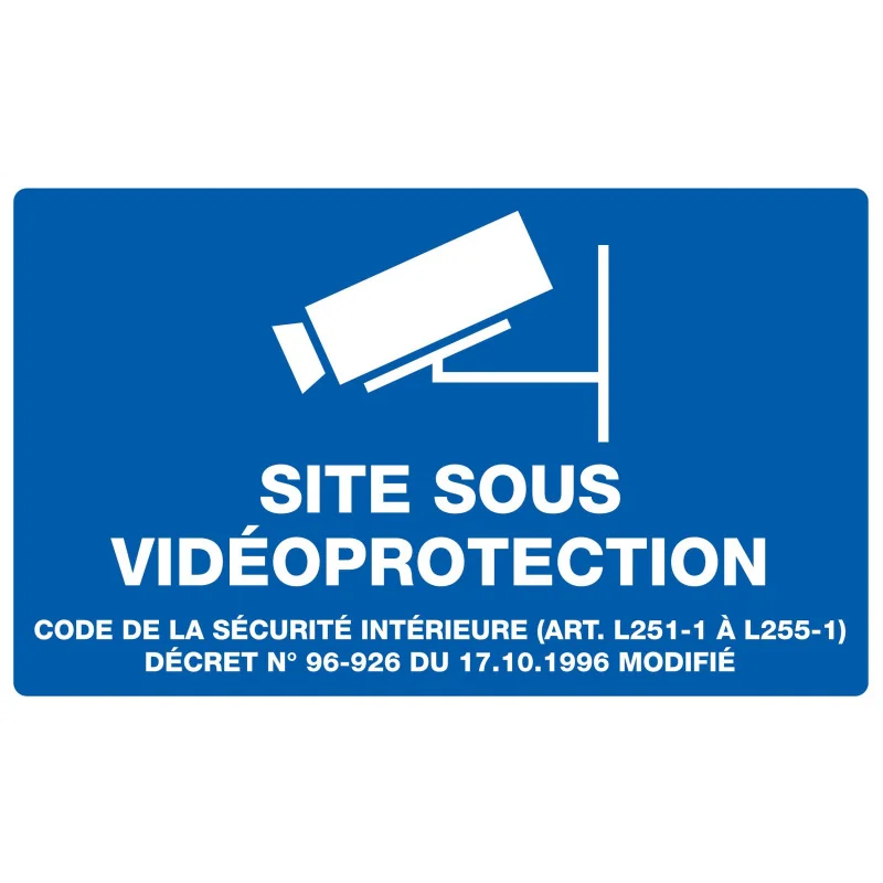 SITE SOUS VIDEOPROTECTION NORM Taliaplast 721239 | 721239 SITE SOUS VIDEOPROTECTION NORM Taliaplast 721239 | 721239