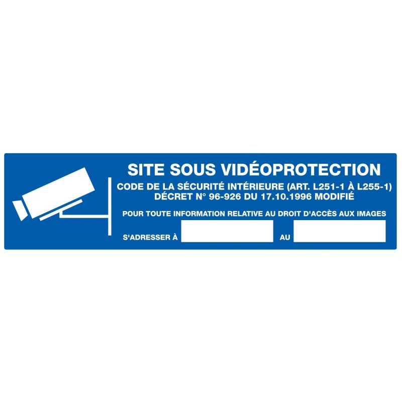SITE SOUS VIDEOPROTECTION 200x Taliaplast 720238 | 720238 SITE SOUS VIDEOPROTECTION 200x Taliaplast 720238 | 720238
