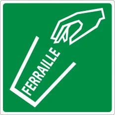 POUBELLE FERRAILLE NORMASIGN A Taliaplast 733812 | 733812