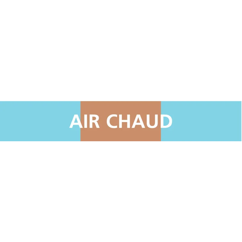 Panneau AIR CHAUD 222X37 MARQUAGE TUYA Taliaplast 731304 | 731304 Panneau AIR CHAUD 222X37 MARQUAGE TUYA Taliaplast 731304 | 731304
