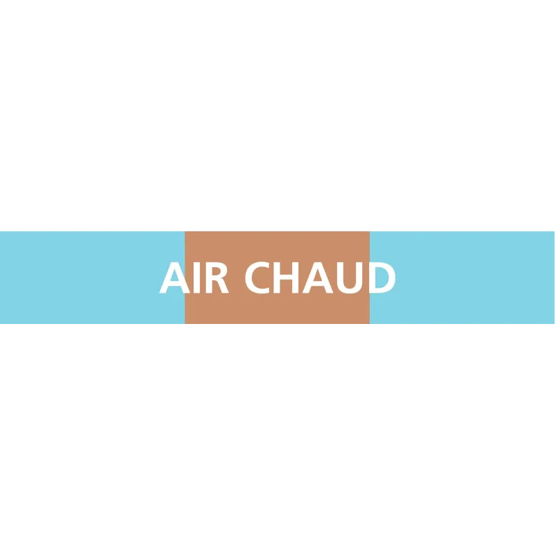 Panneau AIR CHAUD 312X52 MARQUAGE TUYA Taliaplast 730304 | 730304 Panneau AIR CHAUD 312X52 MARQUAGE TUYA Taliaplast 730304 | 730304