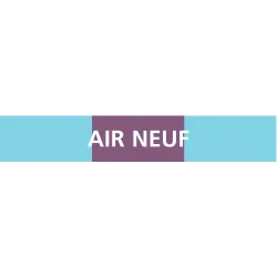 Panneau AIR NEUF 222X37 MARQUAGE TUYAU Taliaplast 731317 | 731317