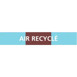 Panneau AIR RECYCLE 222X37 MARQUAGE TU Taliaplast 731330 | 731330