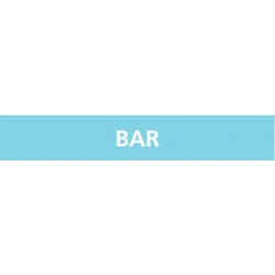 Panneau BAR 156X26 MARQUAGE TUYAUTERIE Taliaplast 732334 | 732334