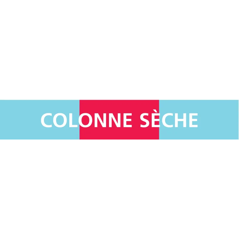 Panneau COLONNE SECHE 156X26 MARQUAGE Taliaplast 732335 | 732335 Panneau COLONNE SECHE 156X26 MARQUAGE Taliaplast 732335 | 732335
