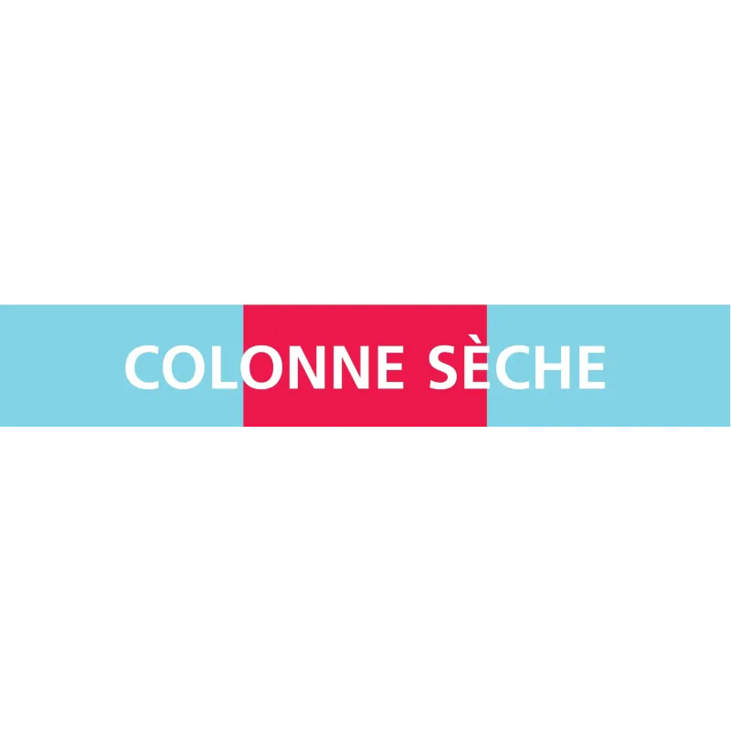 Panneau COLONNE SECHE 222X37 MARQUAGE Taliaplast 731335 | 731335