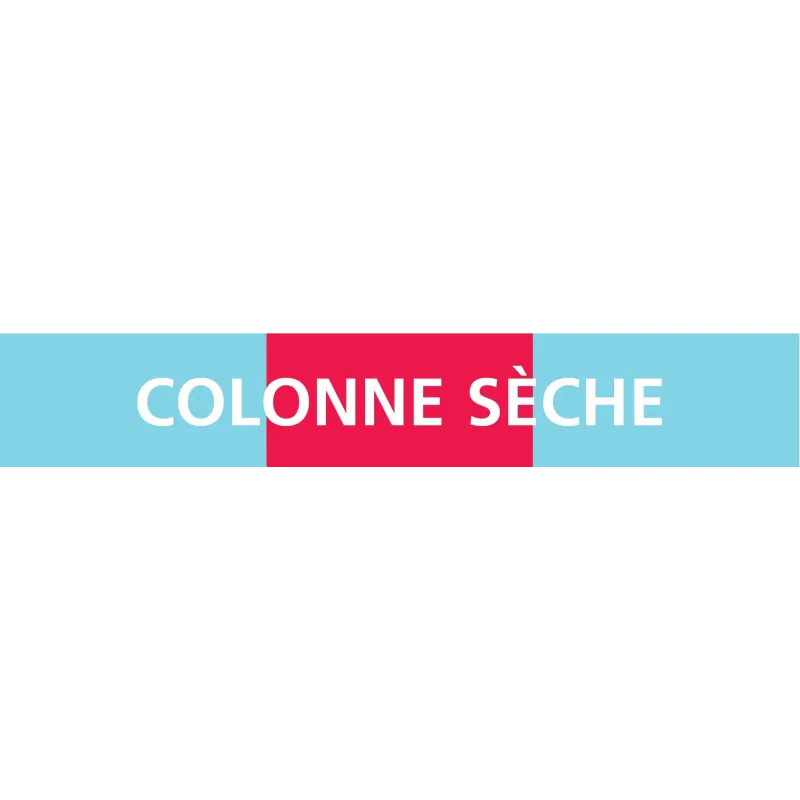 Panneau COLONNE SECHE 312X52 MARQUAGE Taliaplast 730335 | 730335 Panneau COLONNE SECHE 312X52 MARQUAGE Taliaplast 730335 | 730335