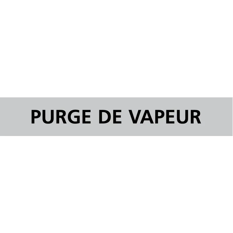 Panneau PURGE DE VAPEUR 156X26 MARQUAG Taliaplast 732203 | 732203 Panneau PURGE DE VAPEUR 156X26 MARQUAG Taliaplast 732203 | 732203